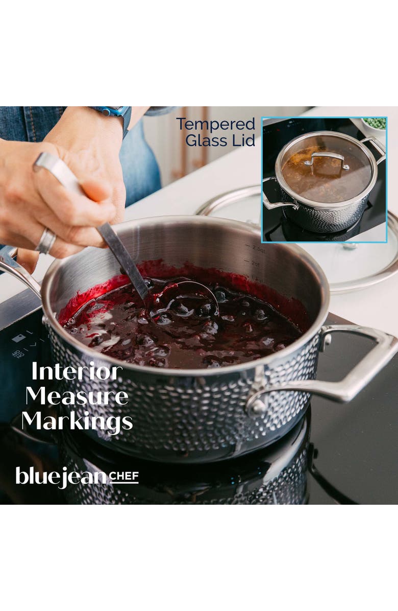 Blue Jean Chef 9-Piece Stainless Steel Cookware Set, Alternate, color, Silver