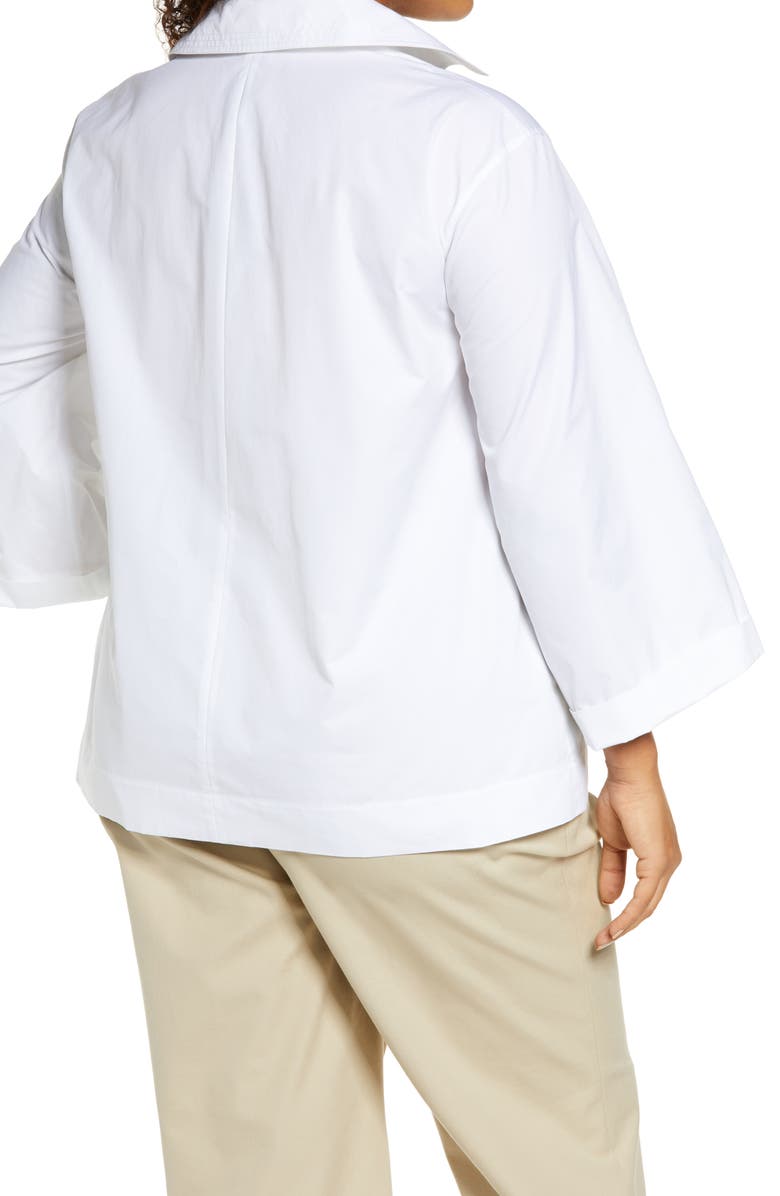 Lafayette 148 New York Dales Organic Cotton Top, Alternate, color, 