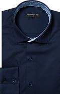 MASUTTO Willis Geometric Button-Up Long Sleeve Shirt