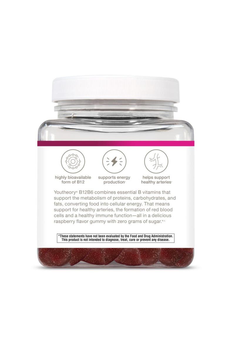 B12 B6 Zero Sugar Brain Support Gummy Supplement 90 Count 90ct, Alternate, color, None