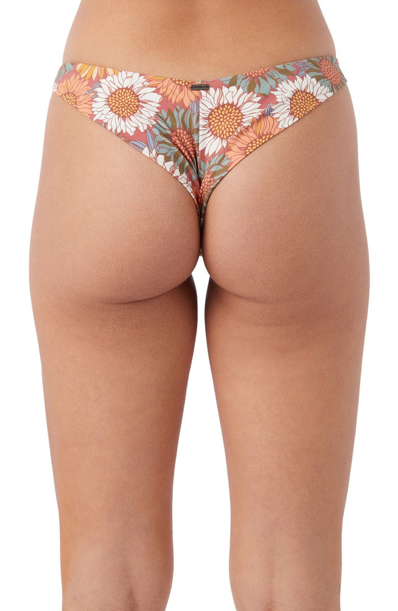O'Neill Emma Sunflower Hermosa Bikini Bottoms, Alternate, color, 