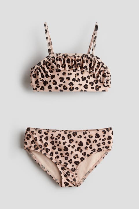 Ruffle-trimmed two-piece swimsuit