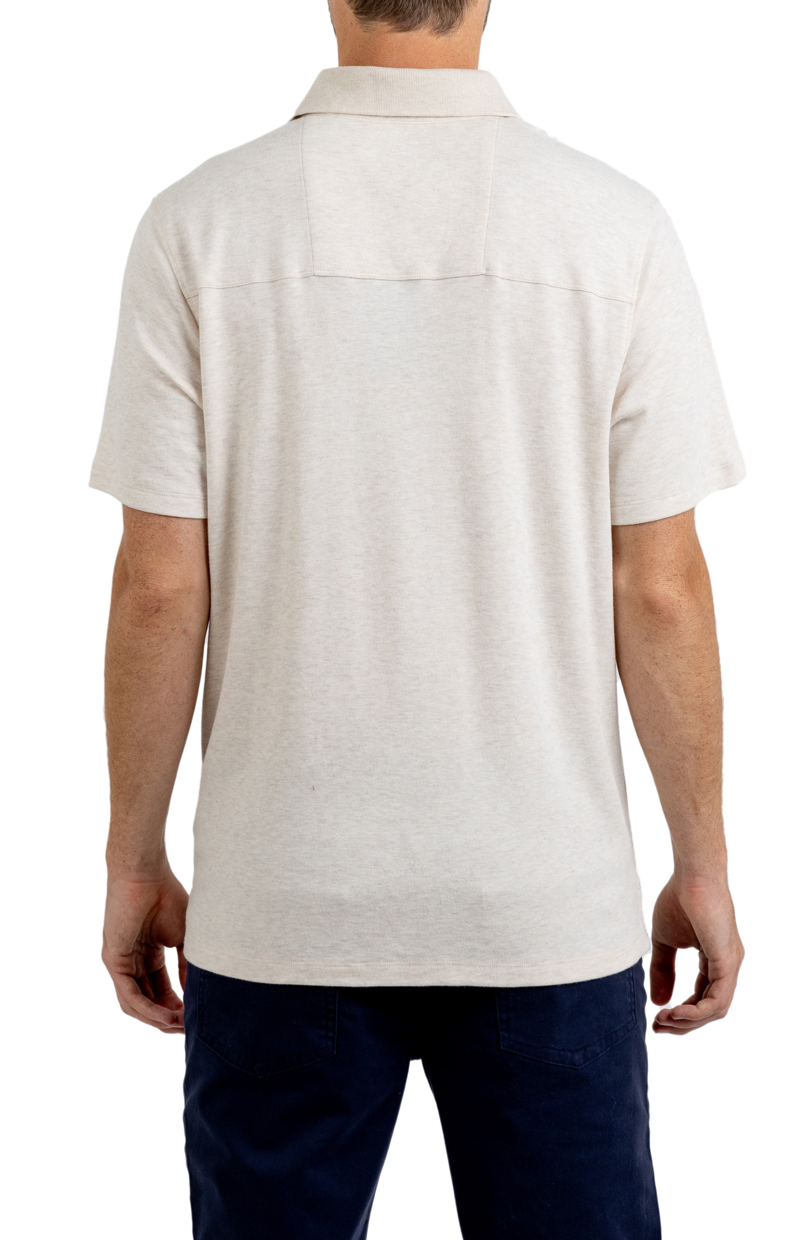 Heathered Jersey Polo - image 4
