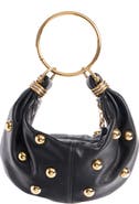 ショルダーバッグ・ポシェット CHLOE Hobo bracelet bag Chloé Small Bracelet Hobo Bag In Grained Leather in Clay