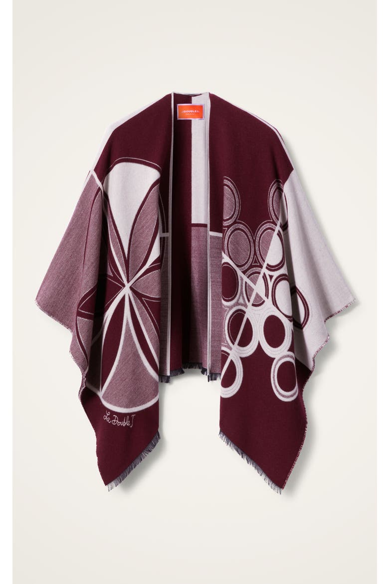 Poncho, Alternate, color, Eclipse Placée Bordeaux