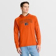 FANATICS Men's Fanatics Orange Philadelphia Flyers Penalty Shot Long Sleeve Hoodie T-Shirt
