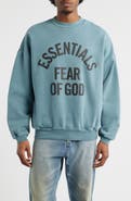 Fear of God Essentials Campus '90s Fleece Logo Graphic Sweatshirt