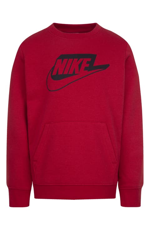 Kids' Sportwear Club Futura French Terry Sweatshirt (Little Kid)