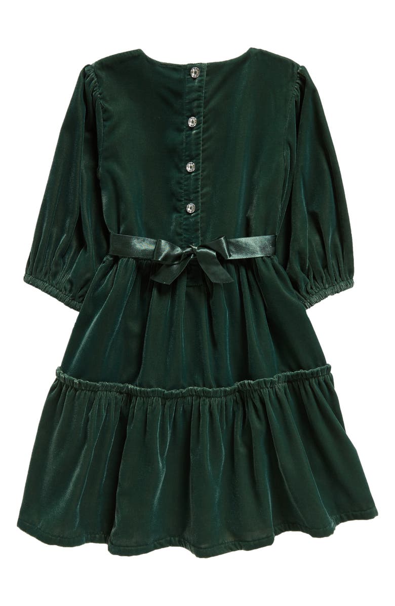Nordstrom Kids' Matching Family Moments Velvet Dress, Alternate, color,