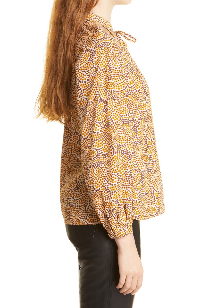 Rebecca Taylor Abstract Floral Blouse, Alternate, color,