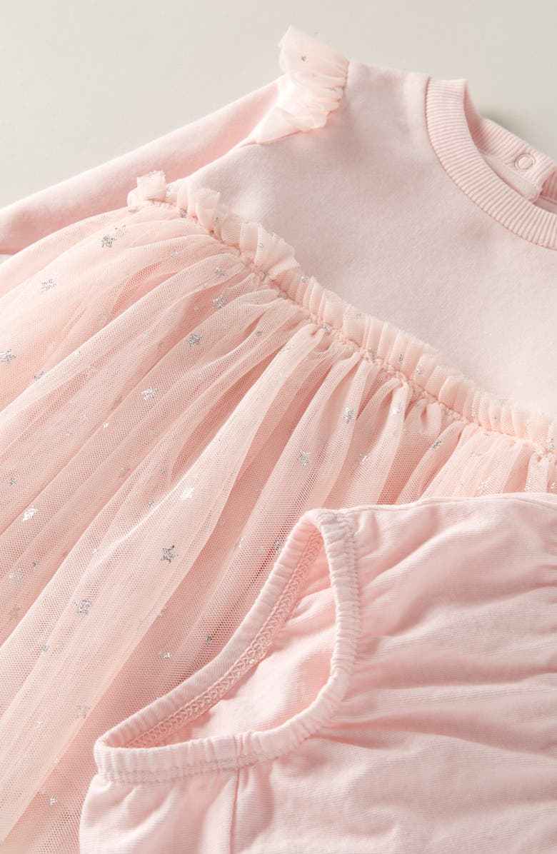 Tucker + Tate Tulle Tutu Dress & Bloomers, Alternate, color, Pink- Pink Cheerful Stars Foil