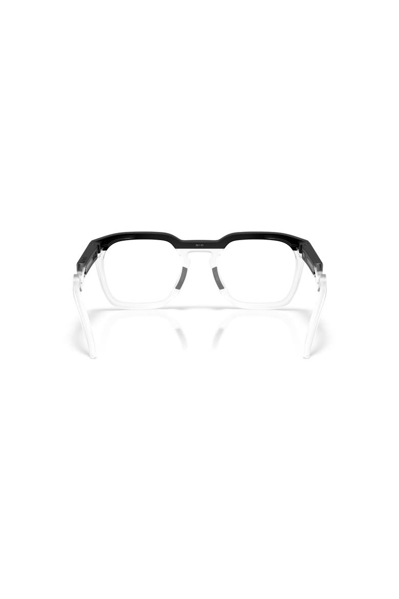 52mm Square optical glasses, Alternate, color, Black