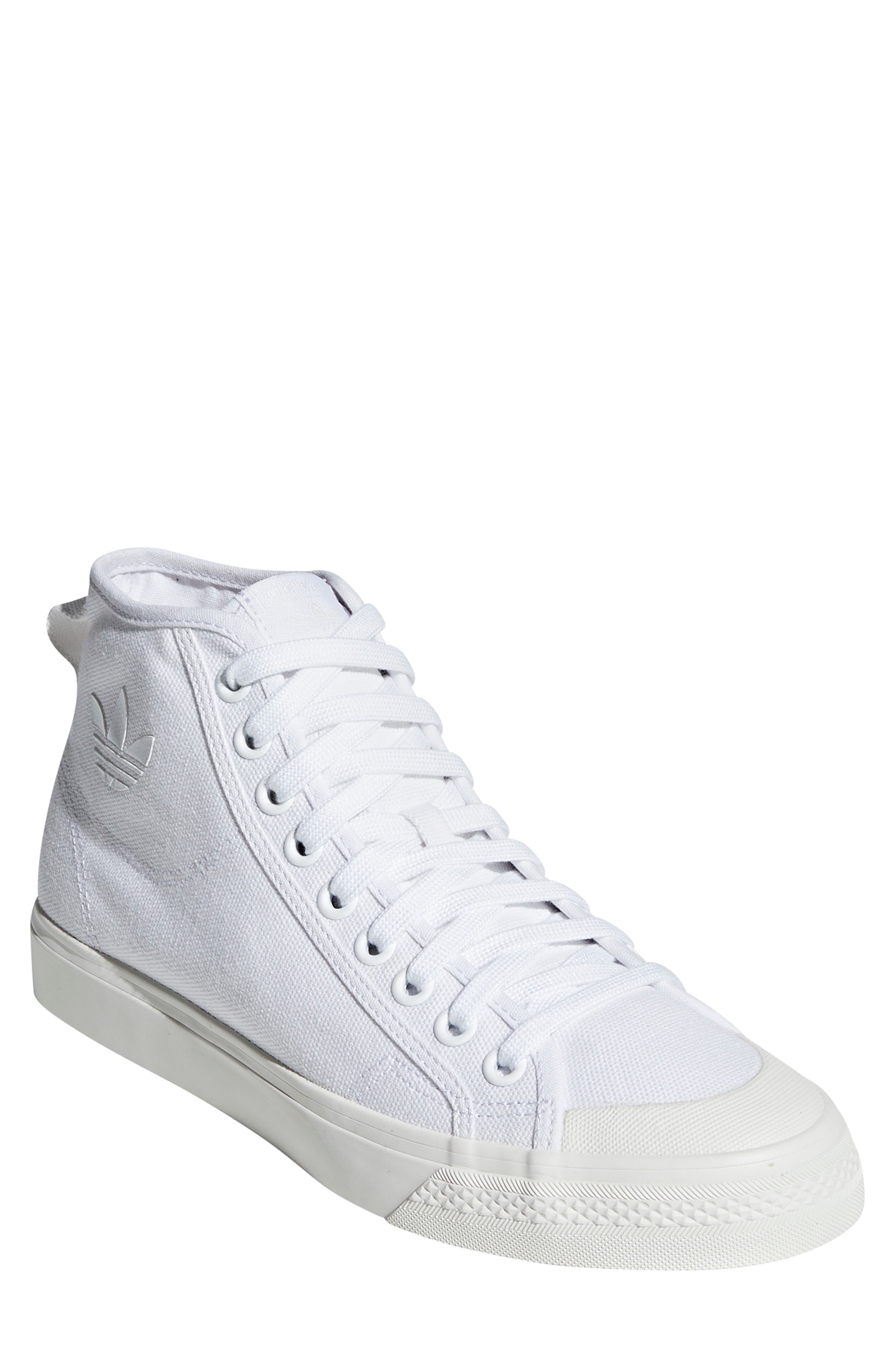 adidas Nizza Canvas High Top Sneaker, Main, color, 