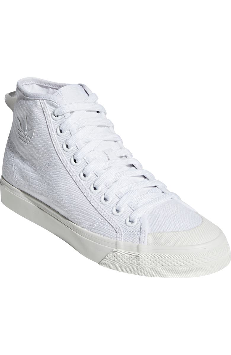 adidas Nizza Canvas High Top Sneaker, Main, color,