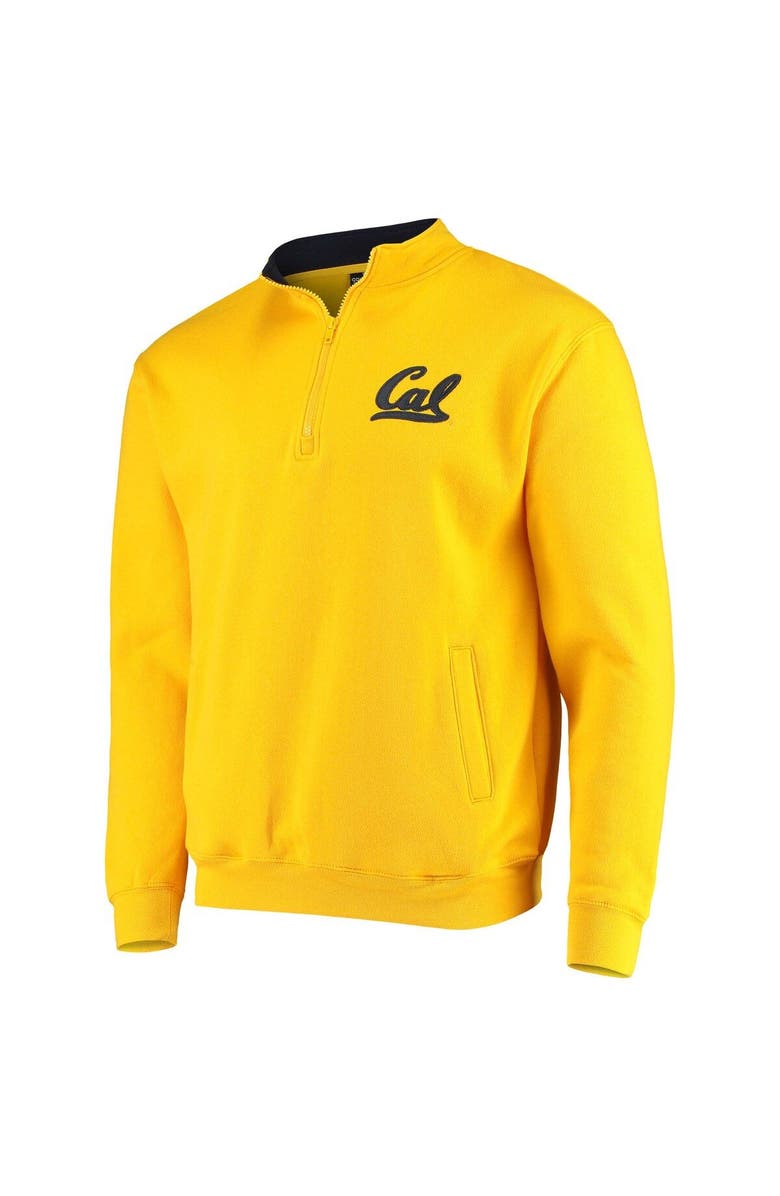 COLOSSEUM Men's Colosseum Gold Cal Bears Tortugas Logo Quarter-Zip Jacket, Alternate, color,