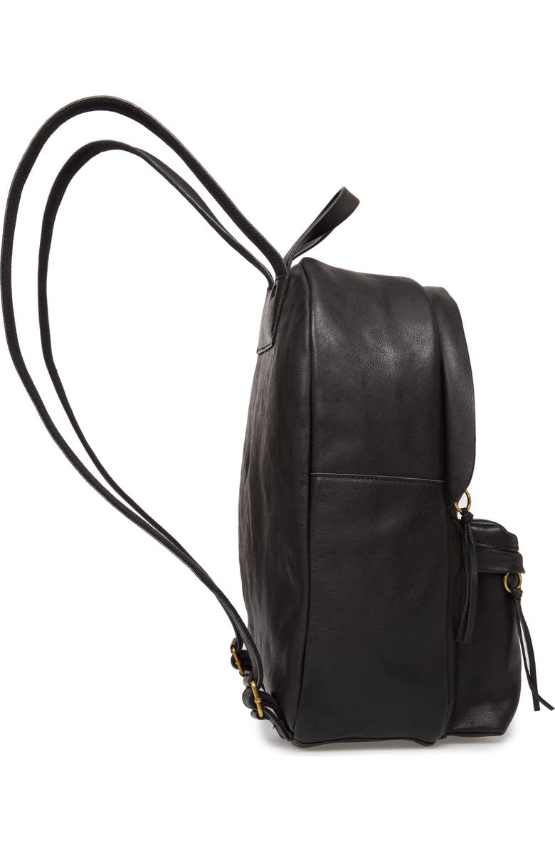 Madewell Lorimer Leather Backpack, Alternate, color,