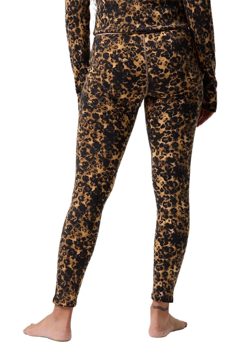 Cedars Rws Merino Mid-Wt Baselayer Bottom - Women's, Alternate, color, Leoportoise Print