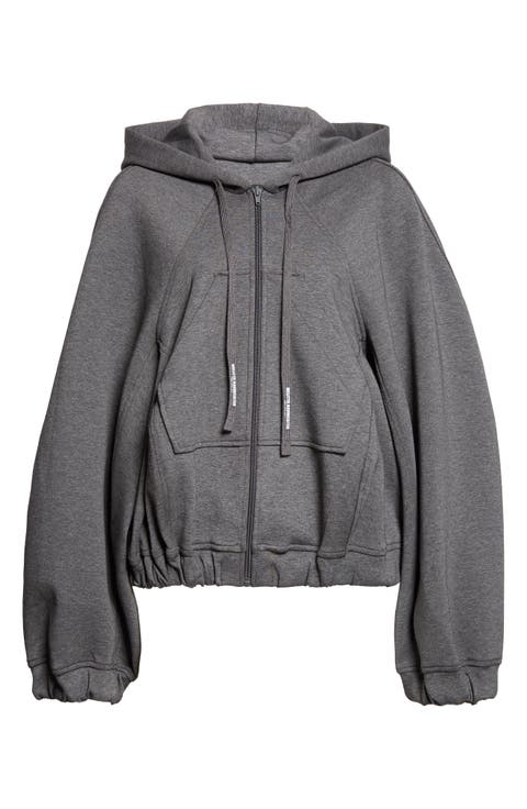 Ball Double Face Jersey Zip Hoodie