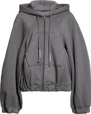 MELITTA BAUMEISTER Ball Double Face Jersey Zip Hoodie