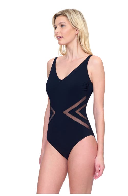 Gottex Day Dreamer V-neck One Piece In Black