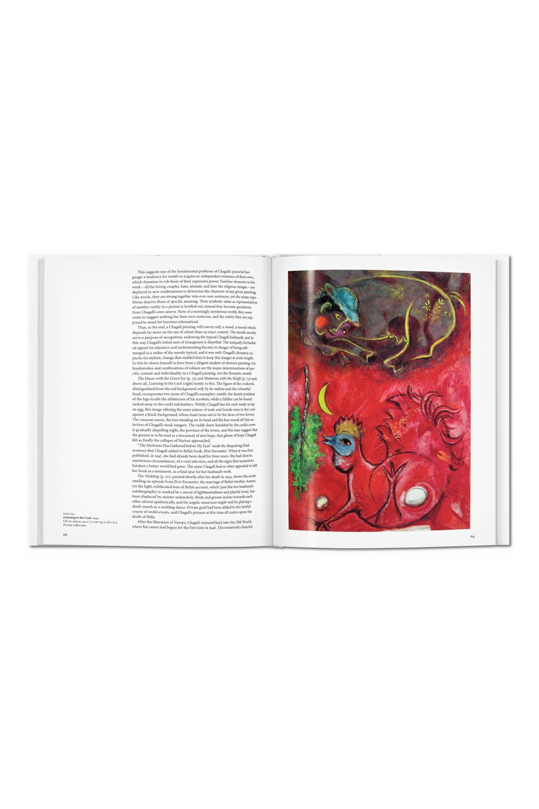 Chagall Book, Alternate, color, White