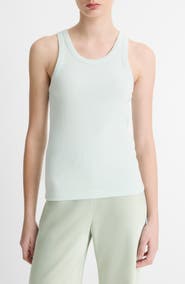 Vince Scoop Neck Rib Tank