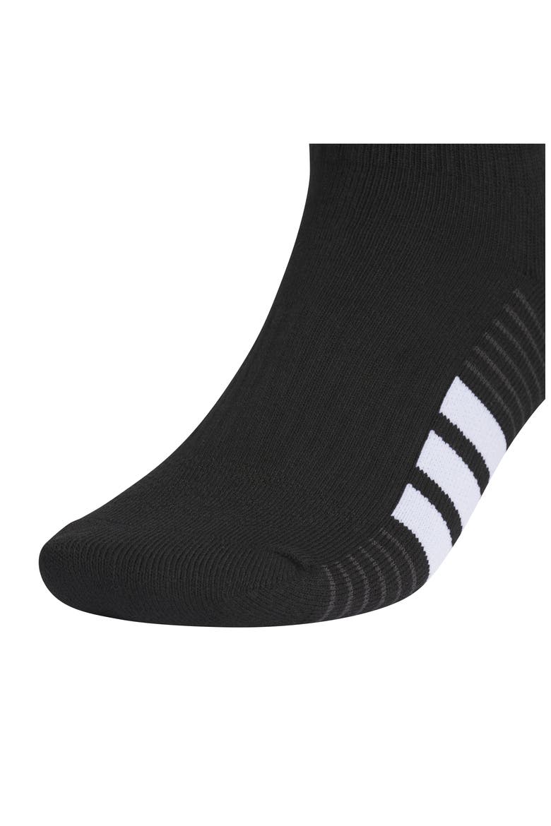 Cushioned 4.0 3-Pack Quarter Socks, Alternate, color, BLACK/ WHITE/ CARBON GREY