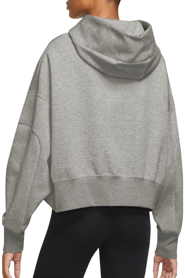 Sportwear Tech Fleece Essential Pullover Hoodie, Alternate, color, DK GREY HEATHER/ BLACK