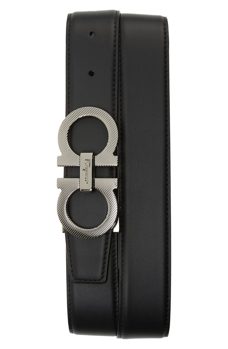 FERRAGAMO Salvatore Ferragamo Reversible Leather Belt, Main, color,
