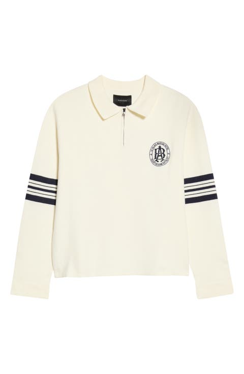 Le Palais Long Sleeve Zip Polo