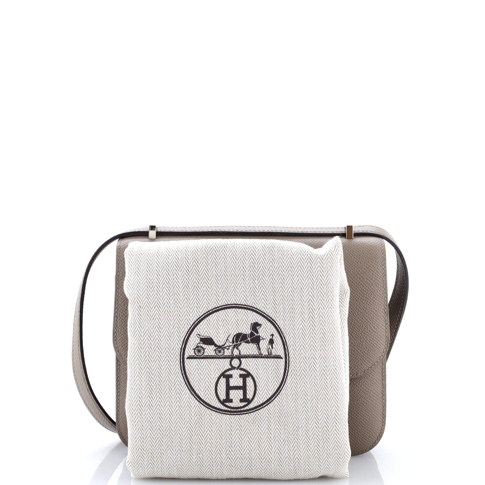 Pre-Owned Hermes Constance Bag Epsom 18, Alternate, color, Gris Asphalte