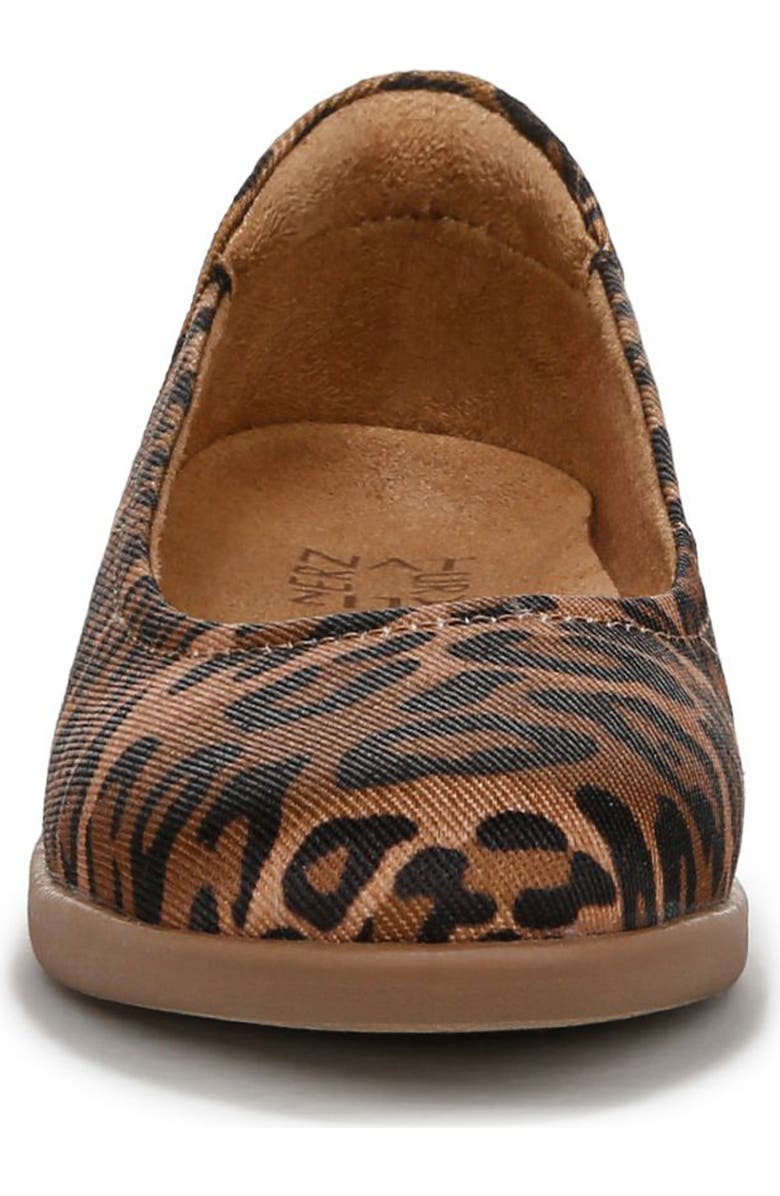Naturalizer Flexy Flat, Alternate, color, Leopard Print Fabric