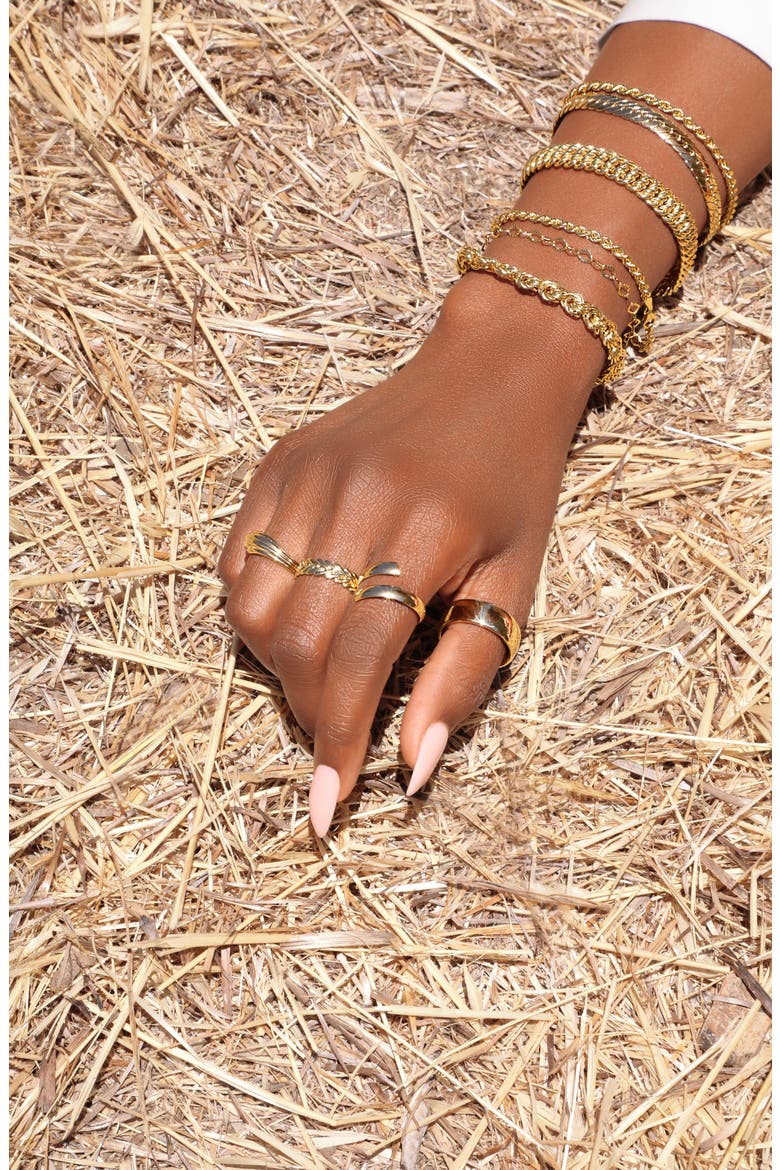 14K Gold Beveled Edge Bypass Ring, Alternate, color, 14K YELLOW GOLD