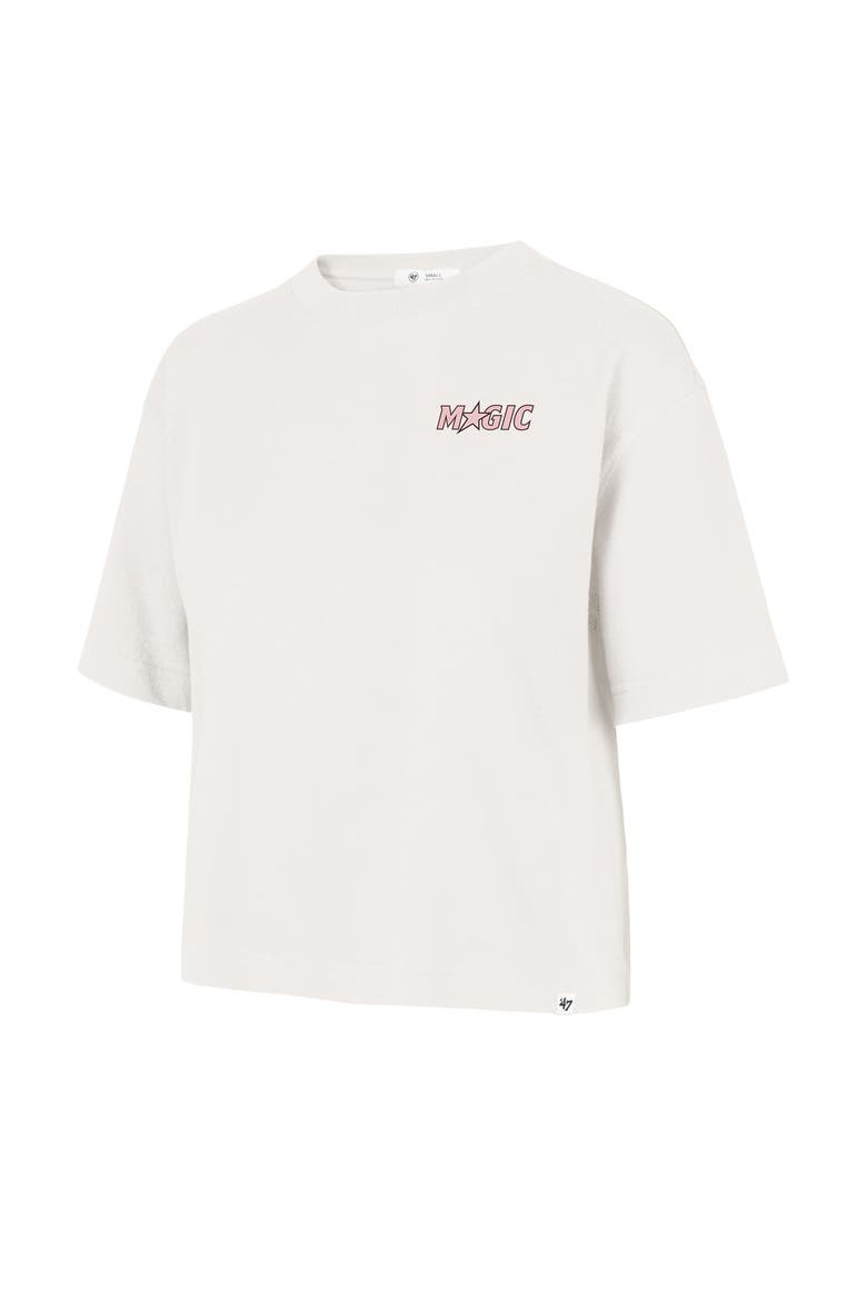 Women's '47  Cream Orlando Magic Love Letter Reed City T-Shirt, Alternate, color, Cream