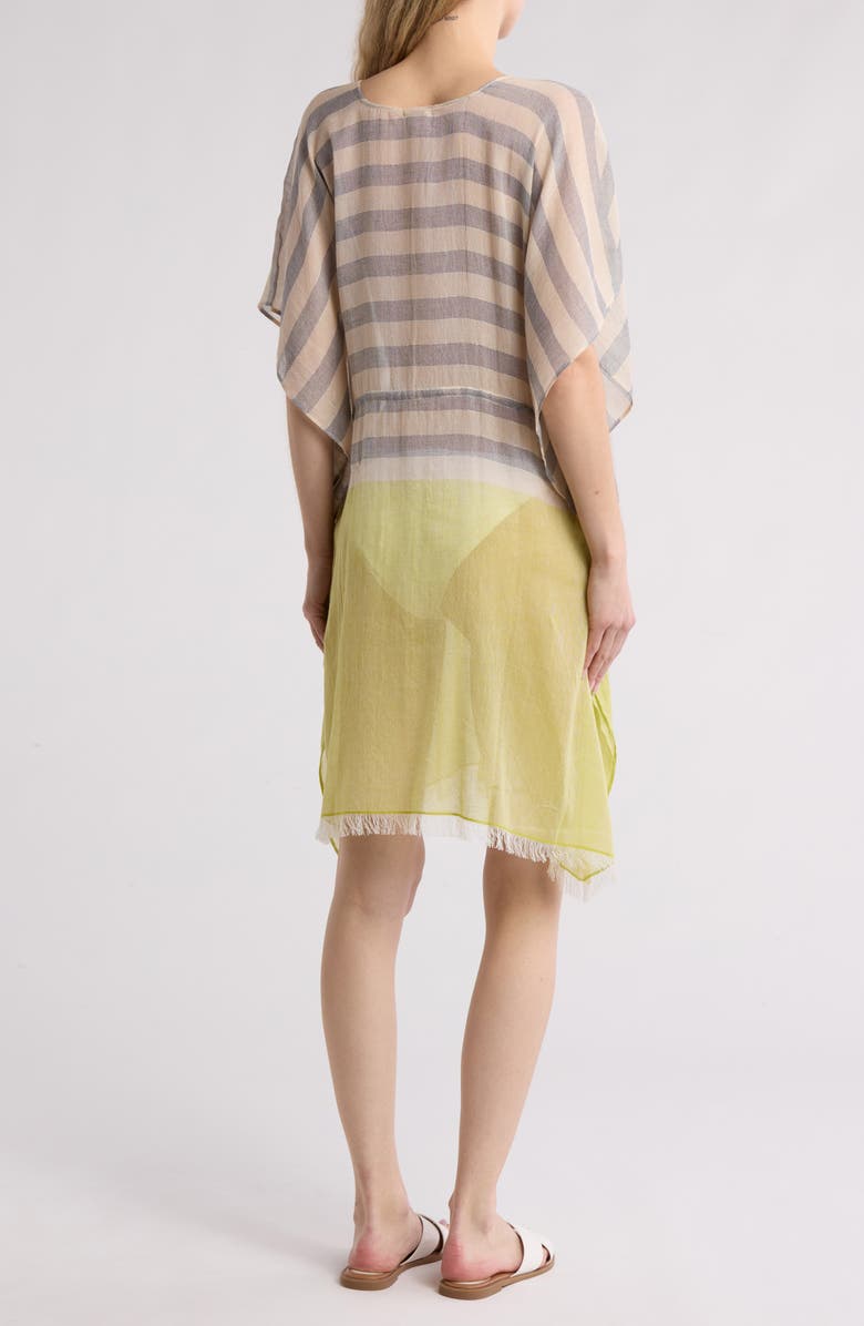 Vismaya Stripe Caftan, Alternate, color,