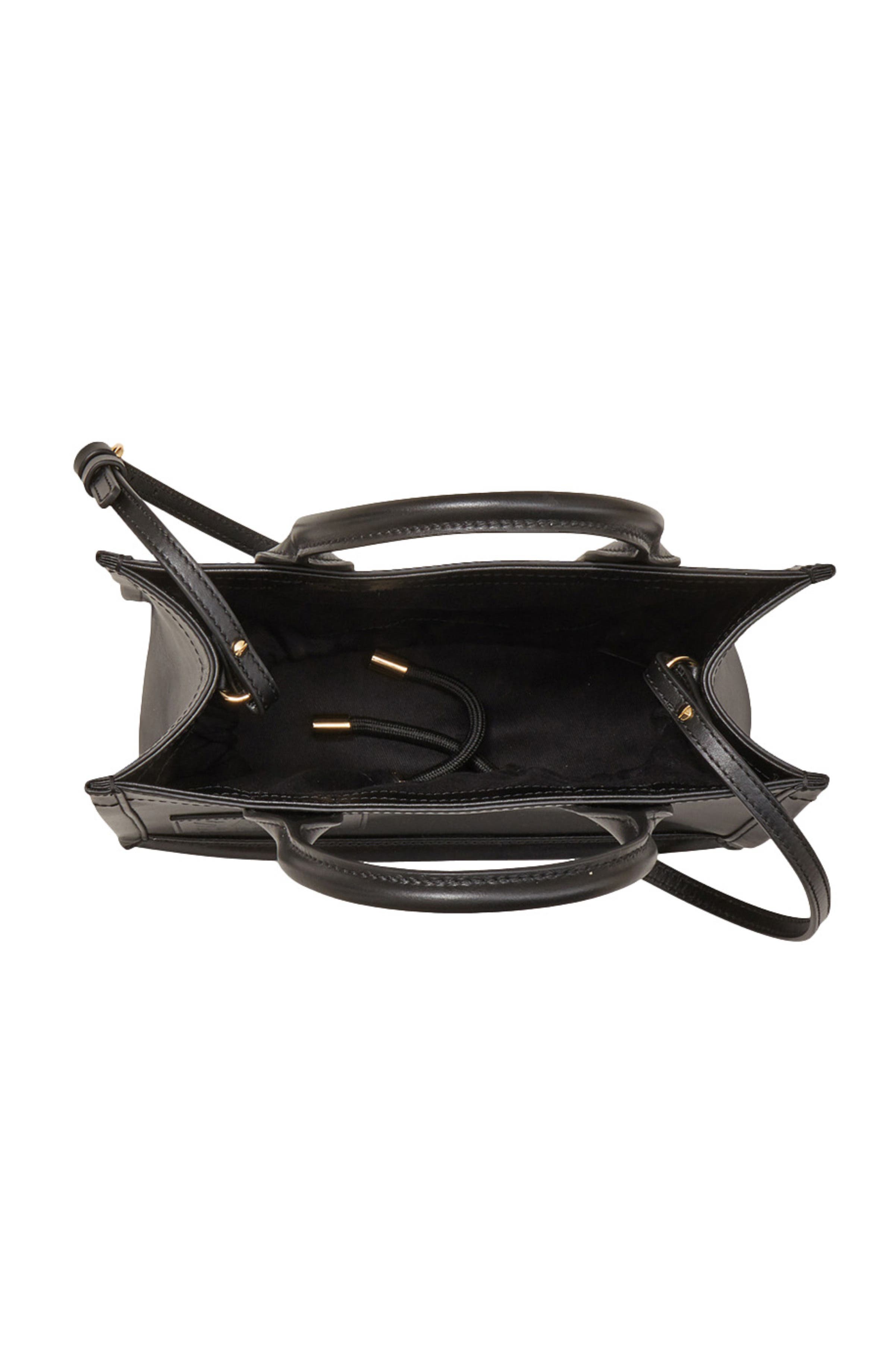 SANDRO Small Kasbah tote in smooth leather, Alternate, color, 