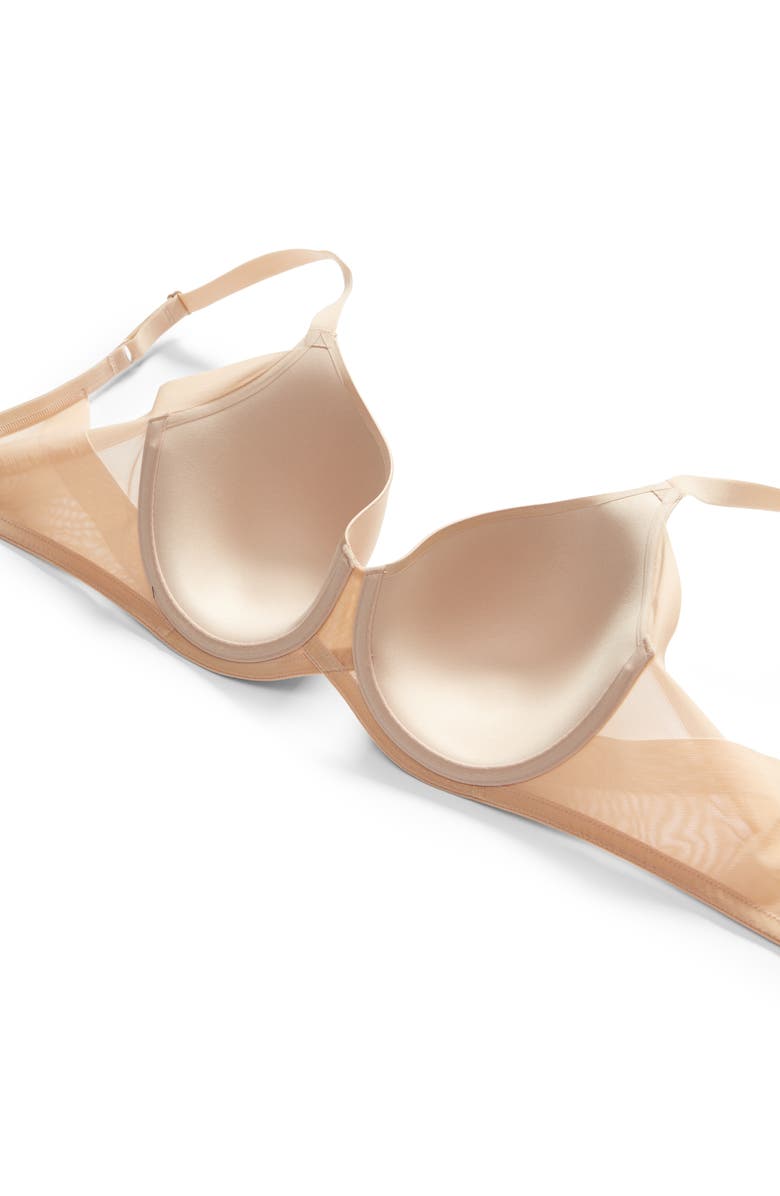 Wacoal Ultimate Side Smoother Underwire T-Shirt Bra, Alternate, color, Sand