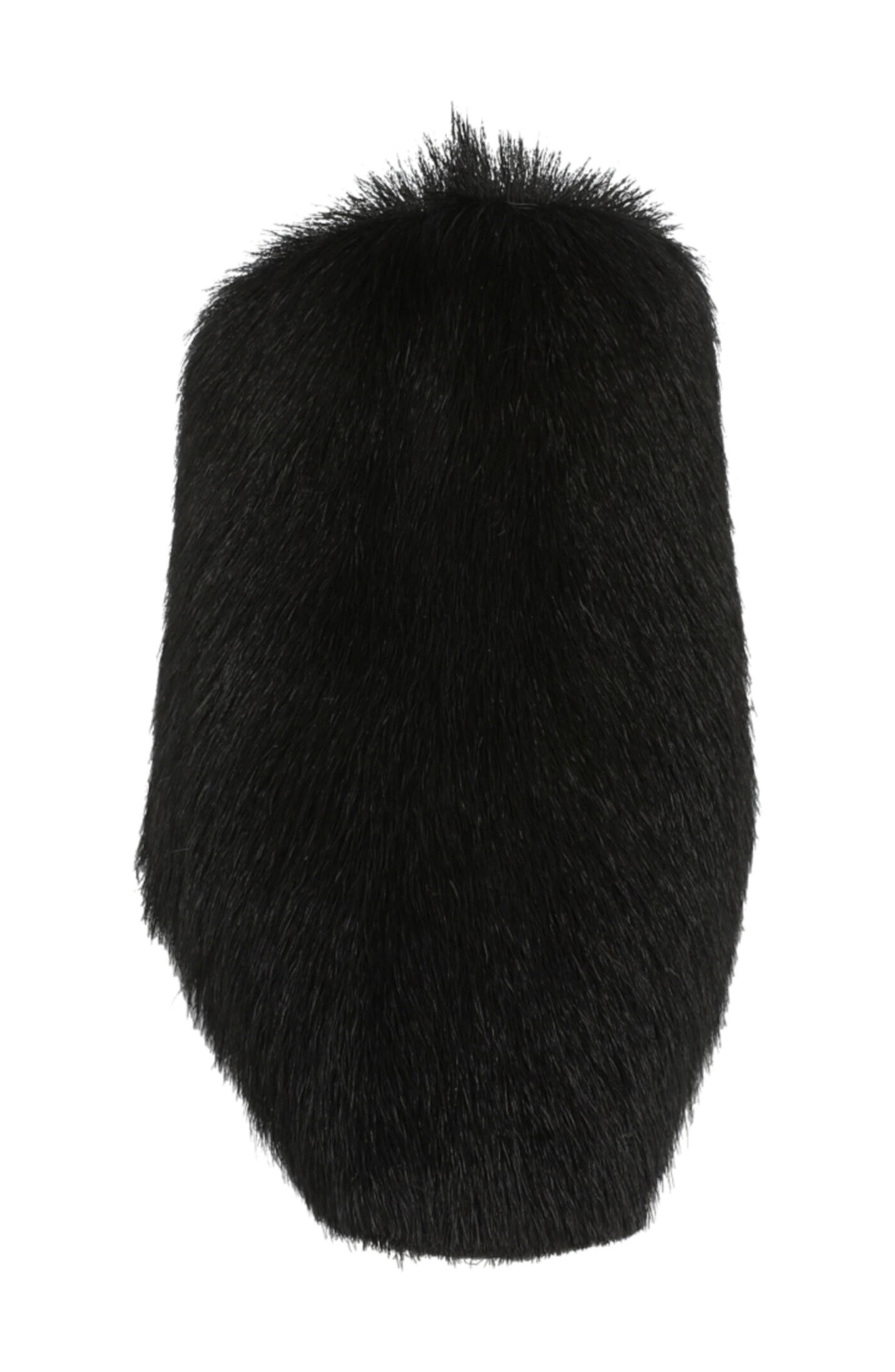 FERRAGAMO Selestina Genuine Hair Mule, Alternate, color, Nero