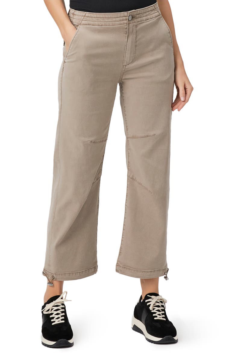 PAIGE Reid Jogger Ankle Pants, Main, color, Vintage Moss Taupe