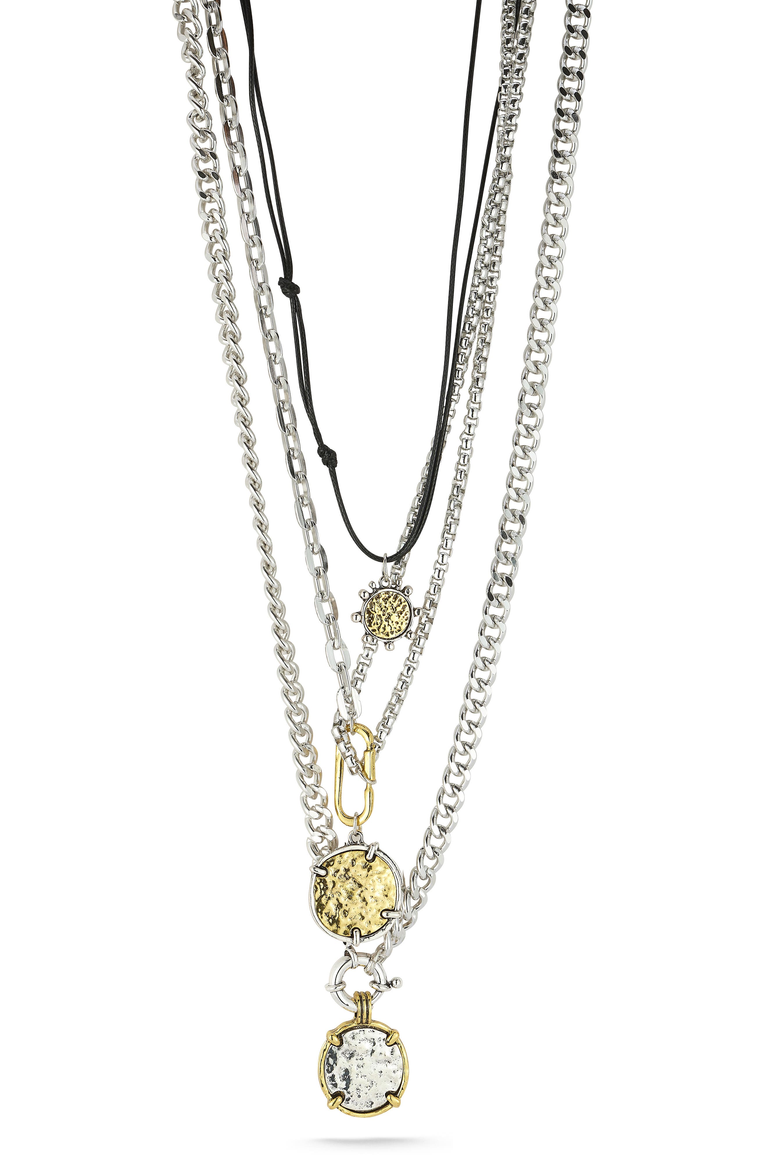 Set of 2 Layered Necklaces