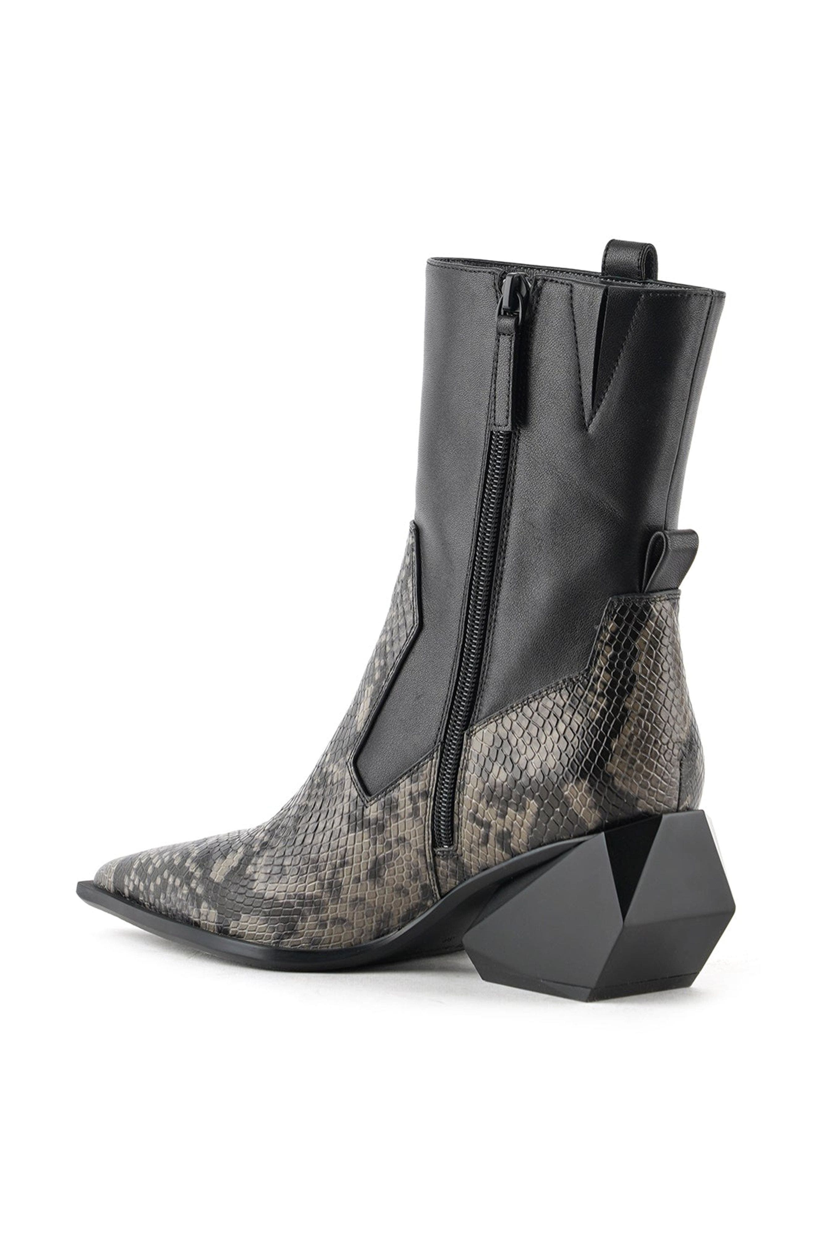 United Nude Ricky West Mid II Boot, Alternate, color, Charcoal