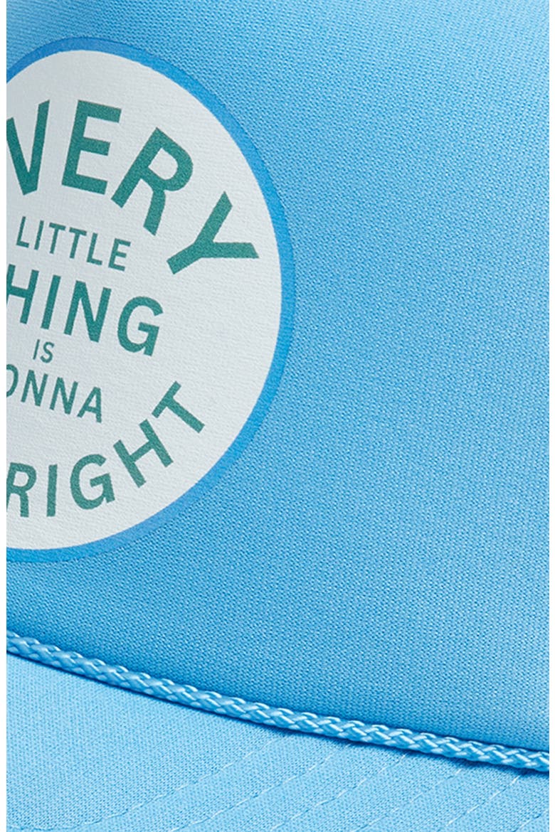 Every Little Thing Trucker Baseball Cap, Alternate, color, BLUE
