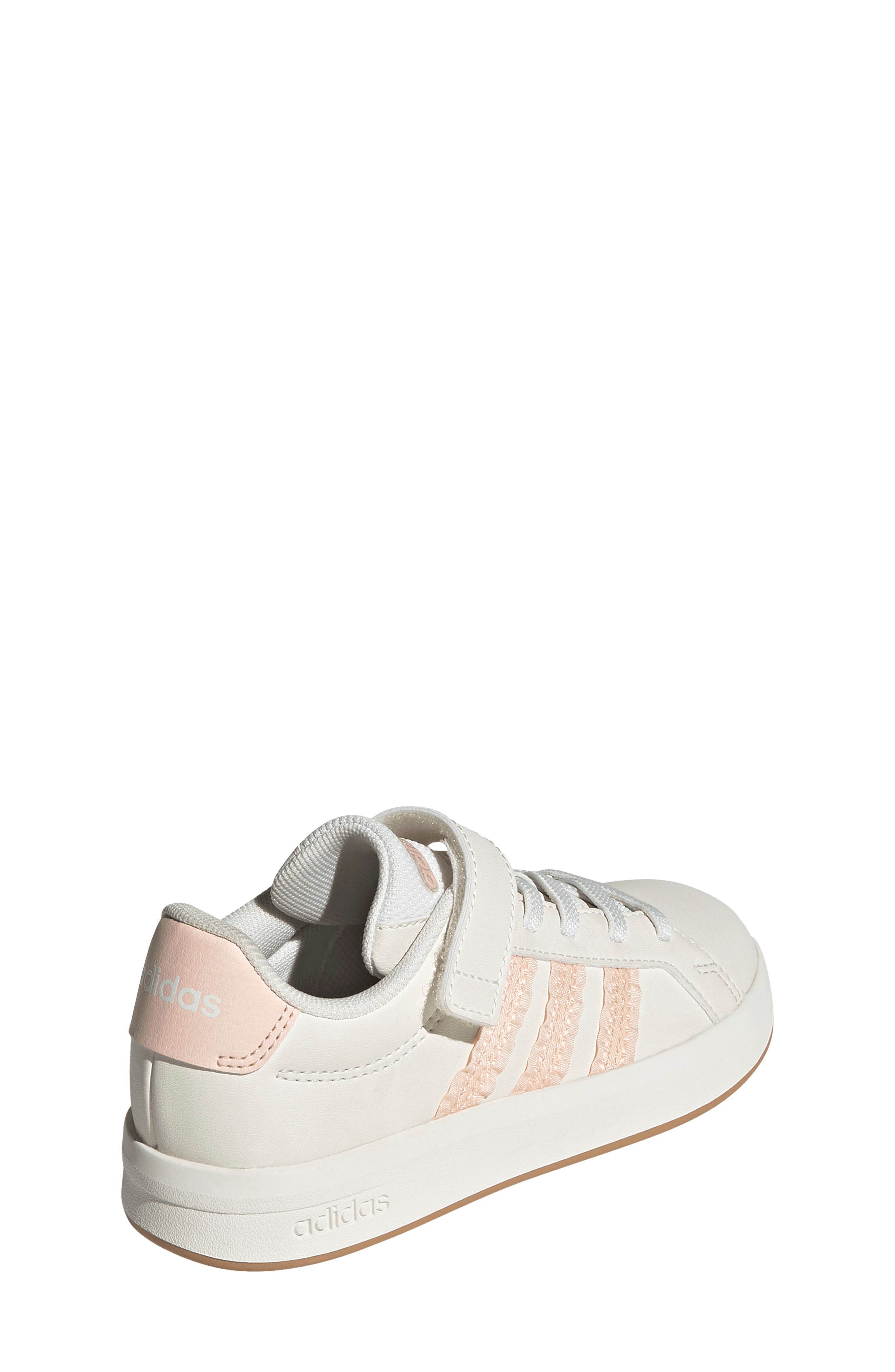 adidas Kids' Grand Court 3.0 Sneaker, Alternate, color, Core White/ Blush Pink/ Gum 3
