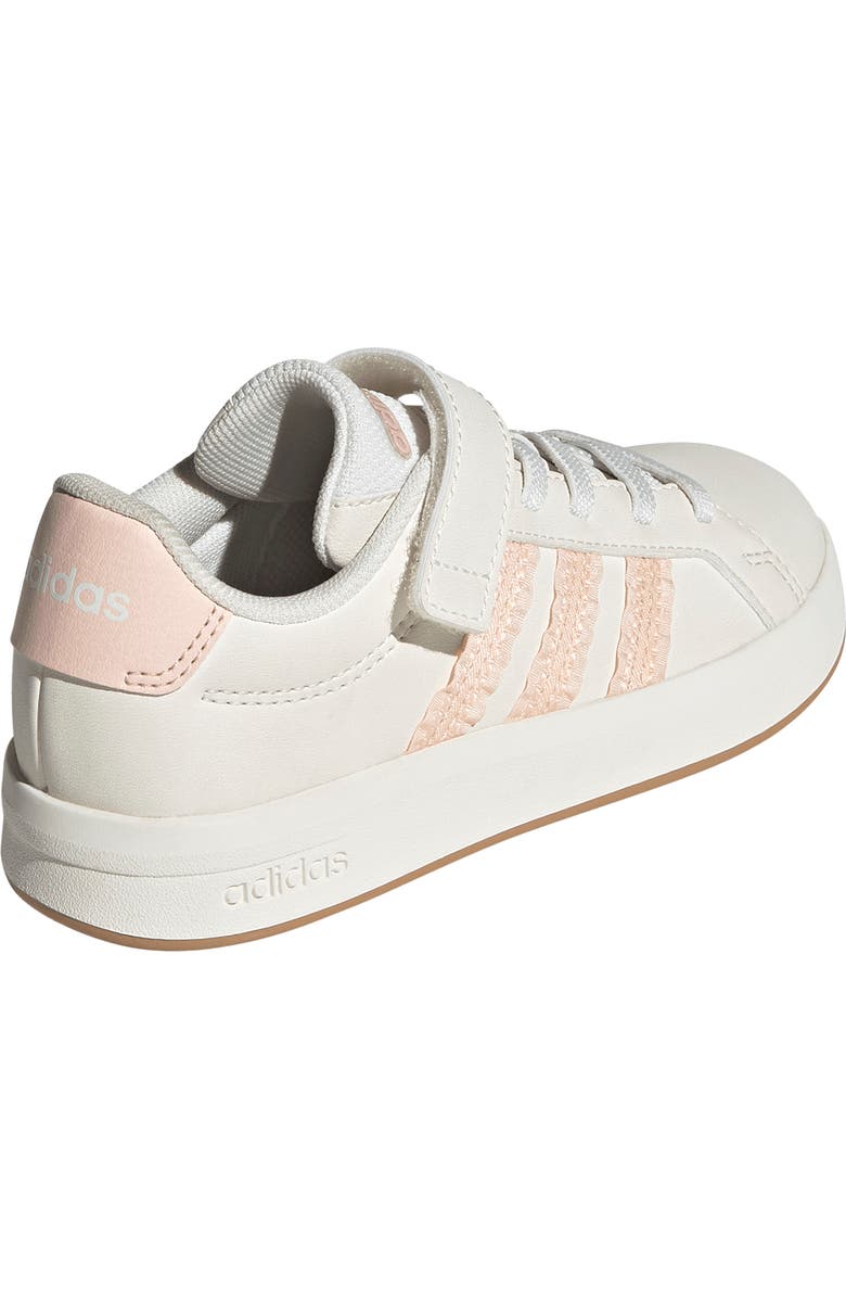 adidas Kids' Grand Court 3.0 Sneaker, Alternate, color, Core White/ Blush Pink/ Gum 3