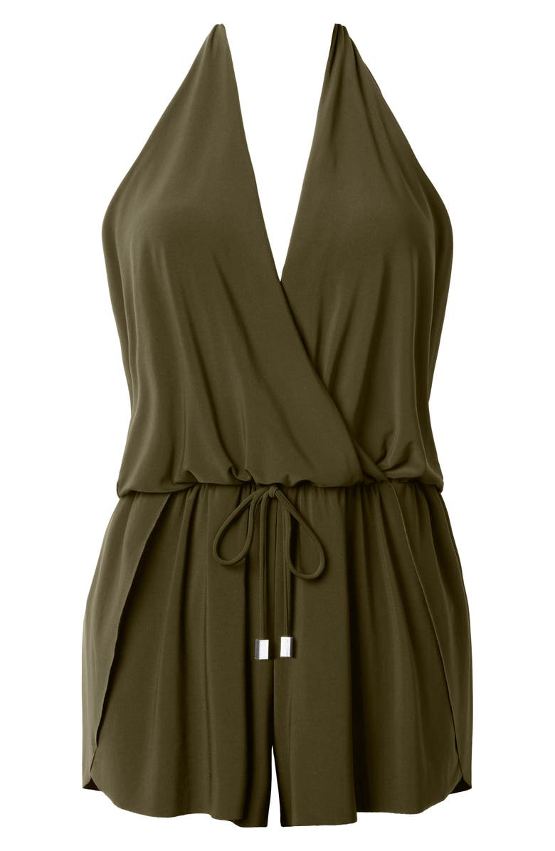 Magicsuit<sup>®</sup> Bianca One-Piece Romper Swimsuit, Alternate, color, Bamboo