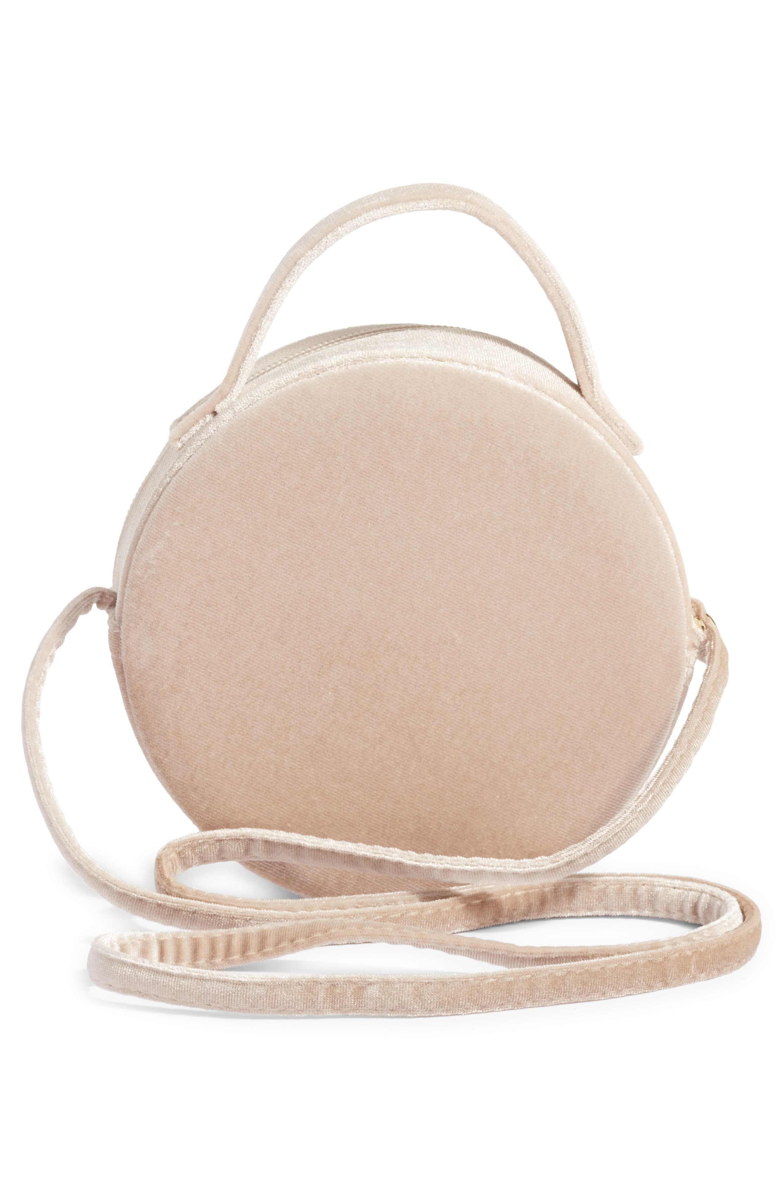 Mimi & Lula Kids' Jazzy Heart Velvet Crossbody Bag, Alternate, color, 