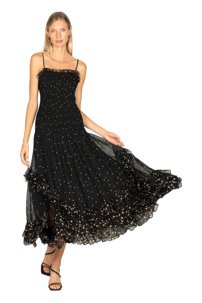 Bianca Maxi Dress, Alternate, color, Mixed Polka Dot