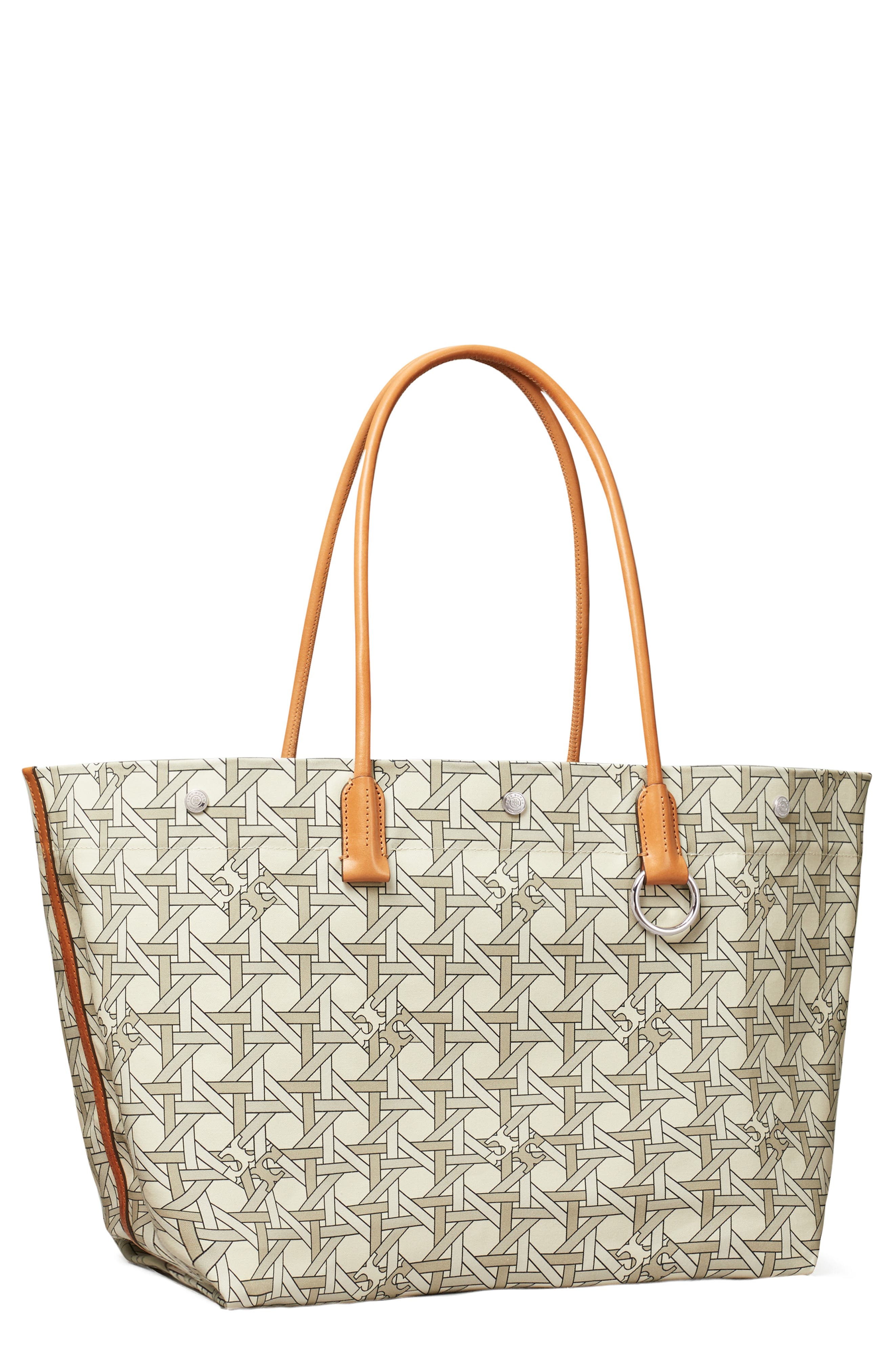 Canvas Basketweave Tote, Alternate, color, BASKETWEAVE IVORY