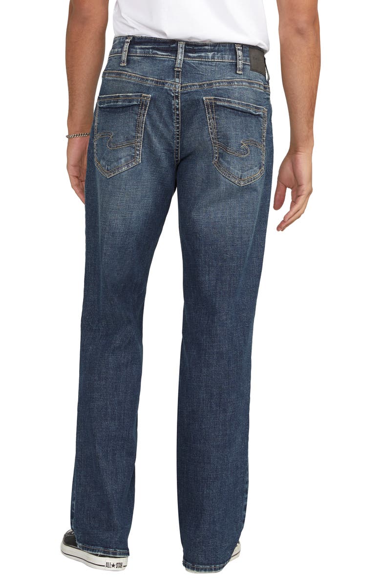 Silver Jeans Co. Gordie Relaxed Fit Straight Leg Jeans, Alternate, color, Indigo