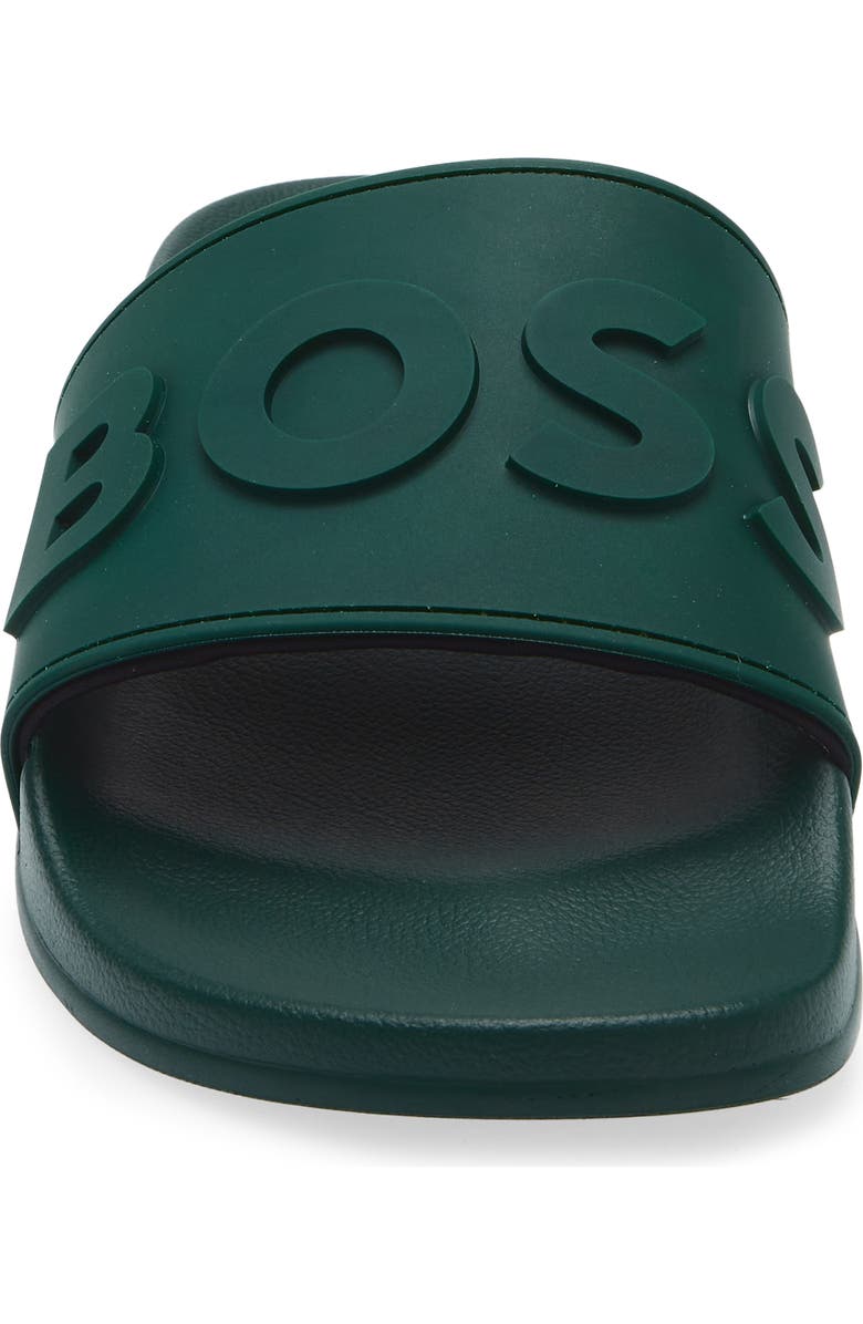 BOSS Kirk Slide Sandal, Alternate, color, Open Green